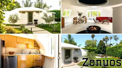 Architect Wallace Neff's Last Surviving Airform 'Bubble House' With Underground Bomb Shelter Hits the Market for $2 Million