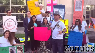 Queens tenants rally ahead of Housing Court hearing to demand repairs from real estate firm